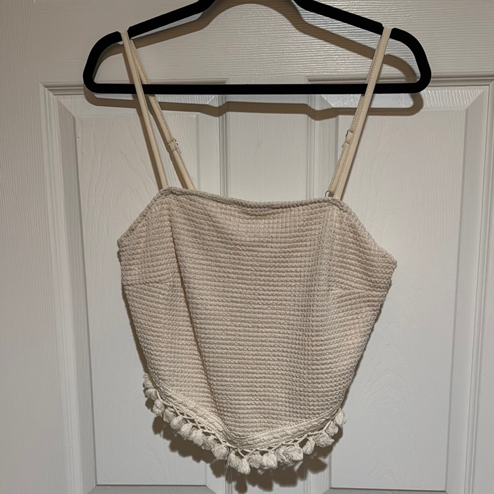 Cream Knit Women's Top - Picture 3 of 4